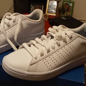 K-Swiss Court Casper White Sneakers Women, 7M